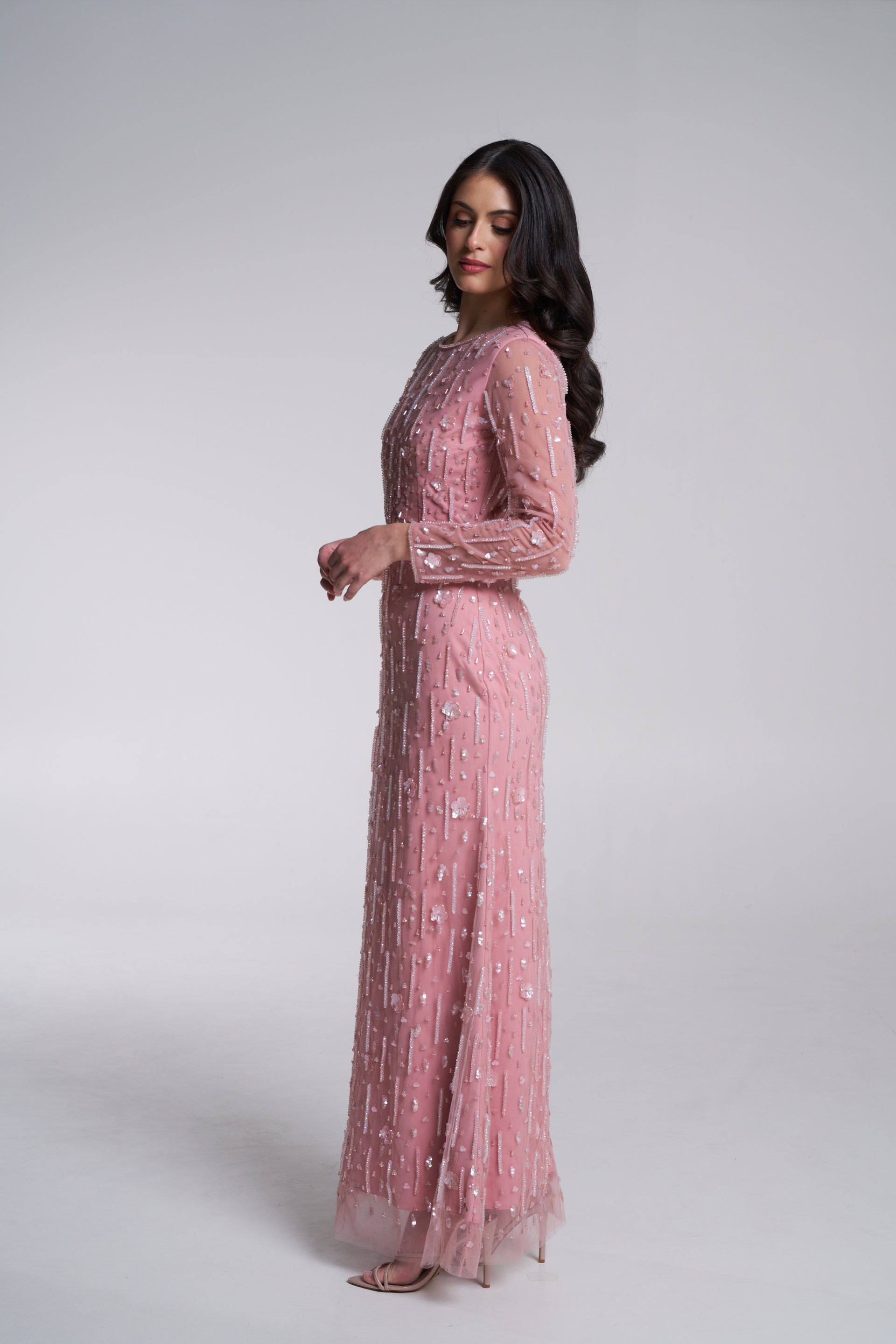 alya maxi dress Alya Tiered Maxi Dress in Black